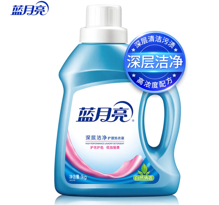 蓝月亮自然香洁净洗衣液1kg